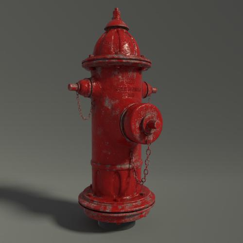 High Poly Hydrant preview image